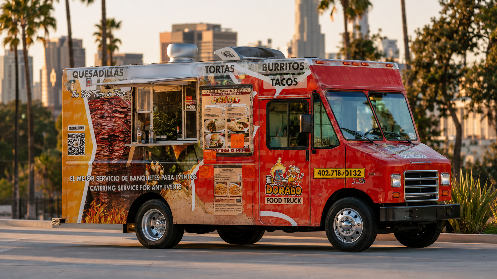 El Dorado Mexican Food food truck ready for catering